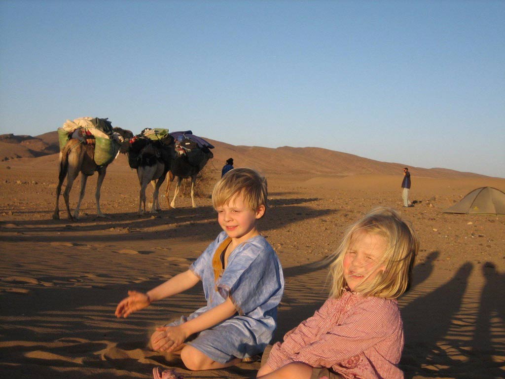 Mon enfant le nomade, rando désert